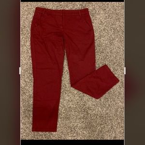 New York & Co Maroon Pants sz 4